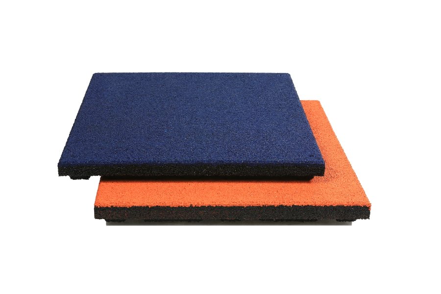 ECO WAY RUBBER TILES EPDM (wide variety of colours) 500x500 (sand, gravel base) (2) - Kumilaatta